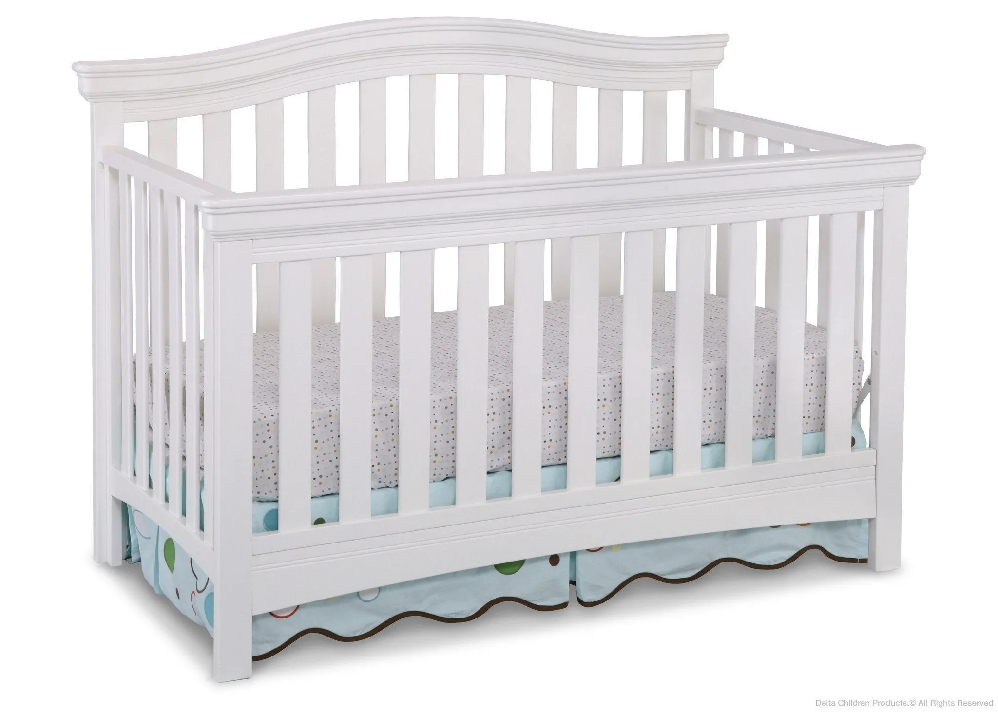 Bennington Curved 4-in-1 Crib
