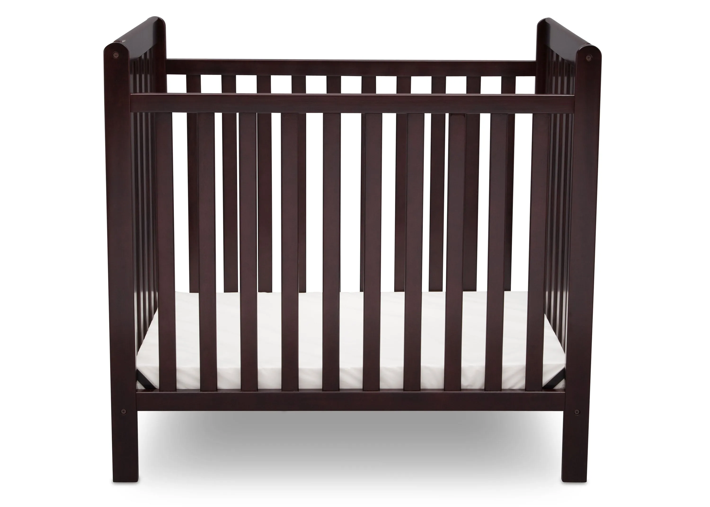 Classic Mini Crib with 2.75-inch Mattress - Convertible to Twin Bed