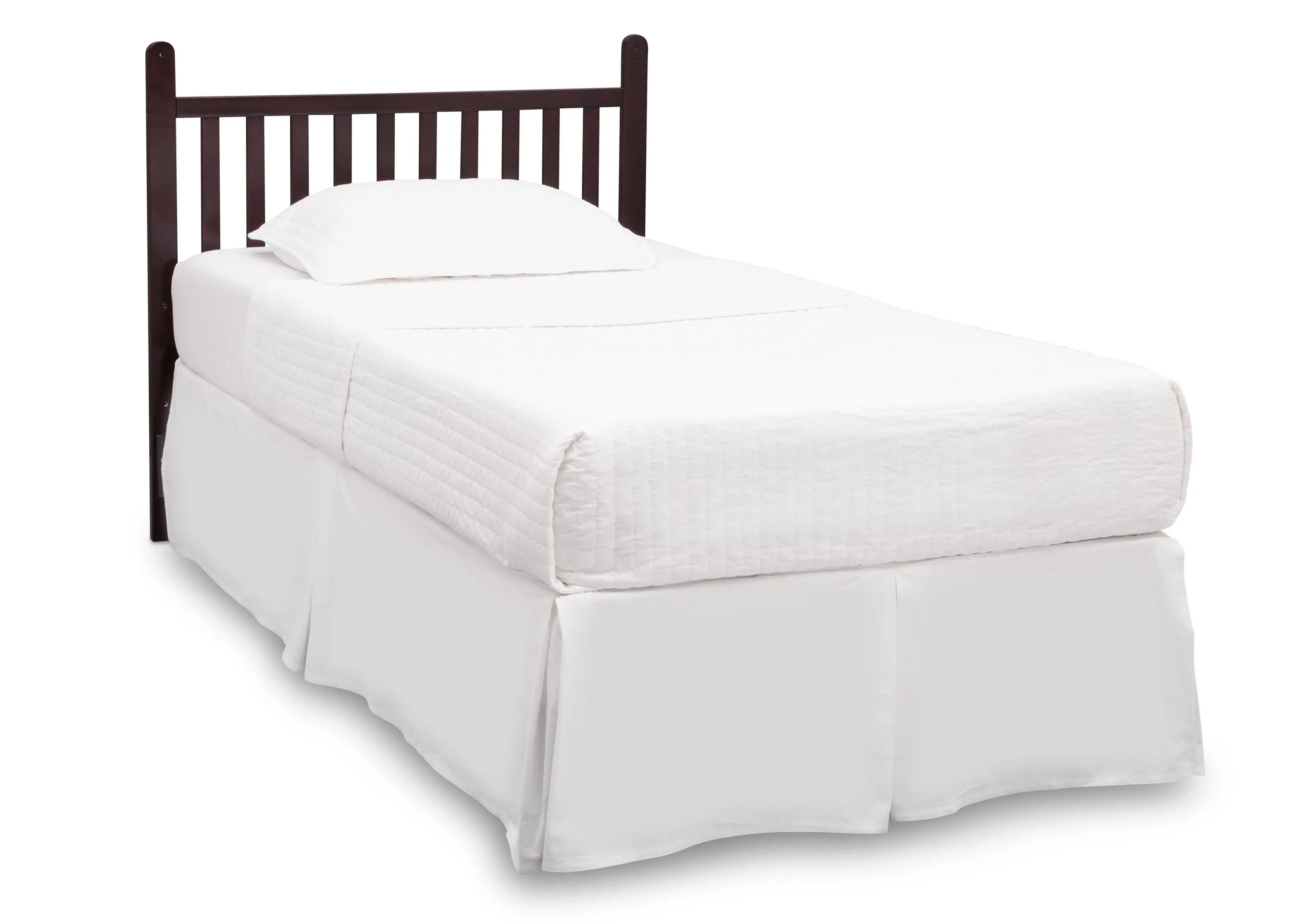 Classic Mini Crib with 2.75-inch Mattress - Convertible to Twin Bed