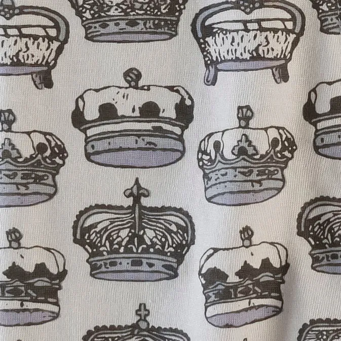 classic single layer blanket | crowns | organic cotton jersey