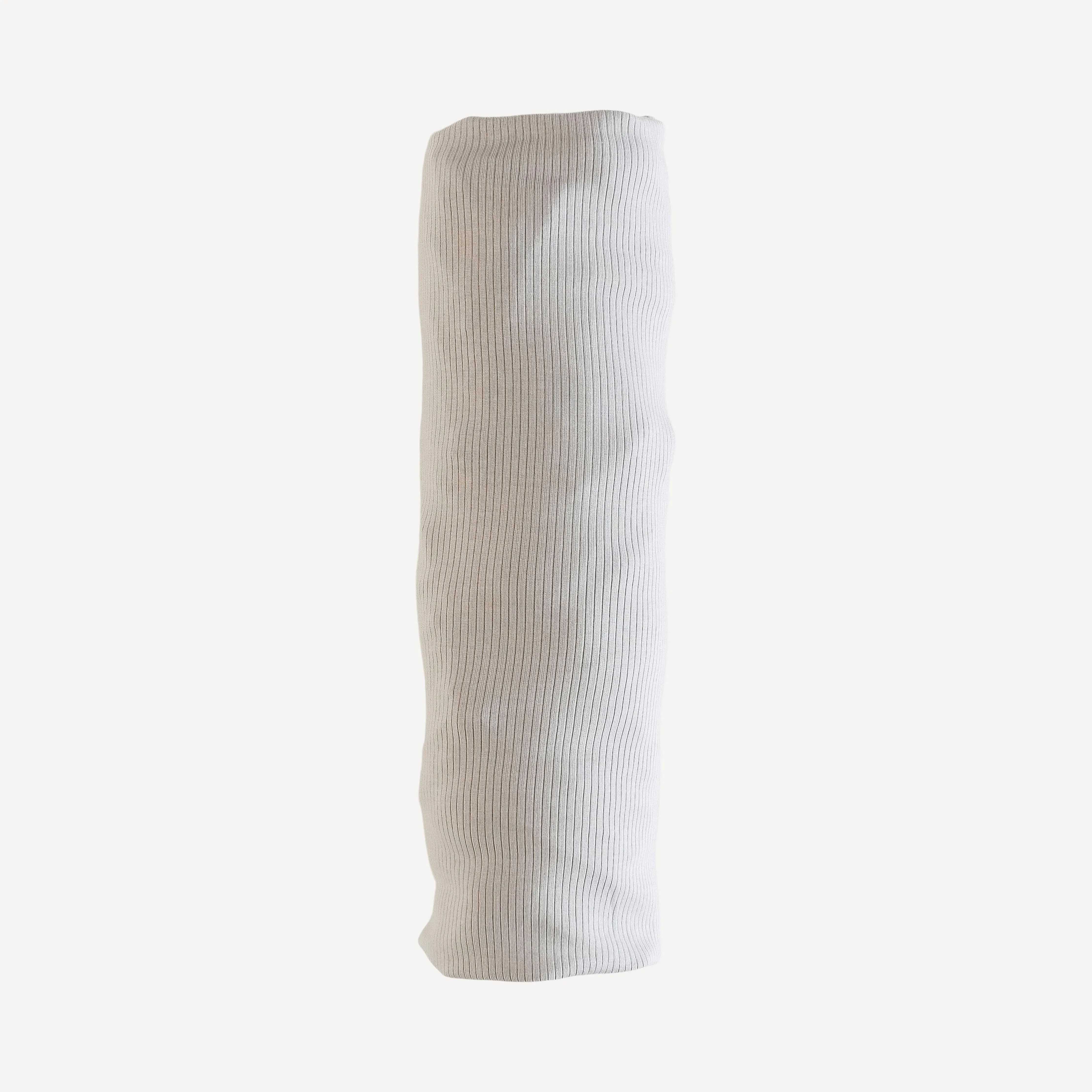 crib sheet | dove | modal skinny rib