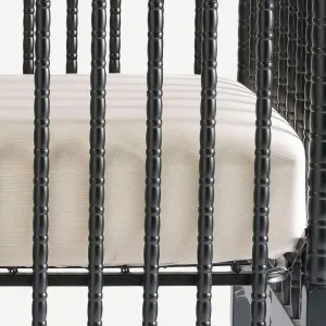 crib sheet | oatmeal | modal skinny rib