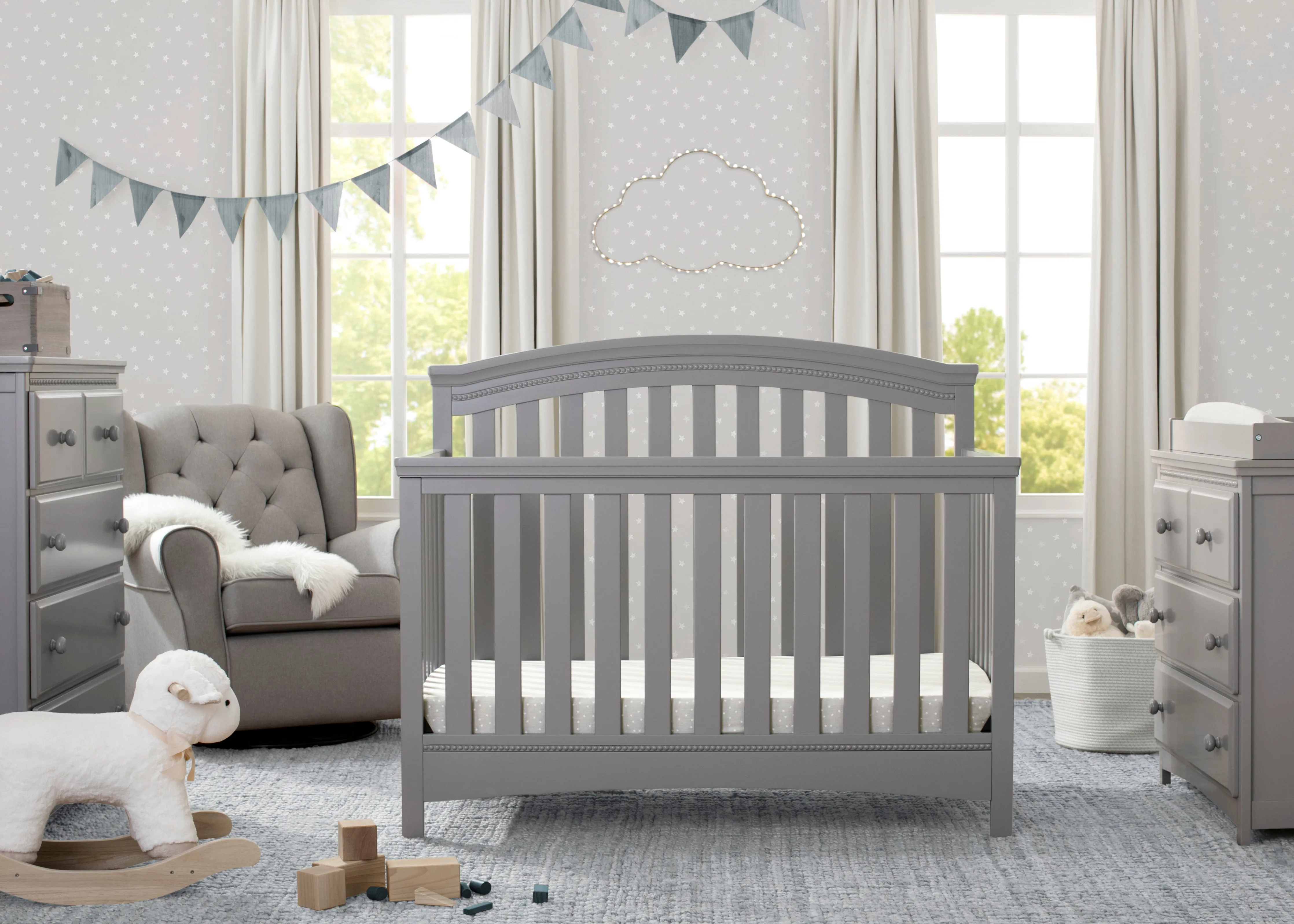 Emerson 4-in-1 Convertible Baby Crib
