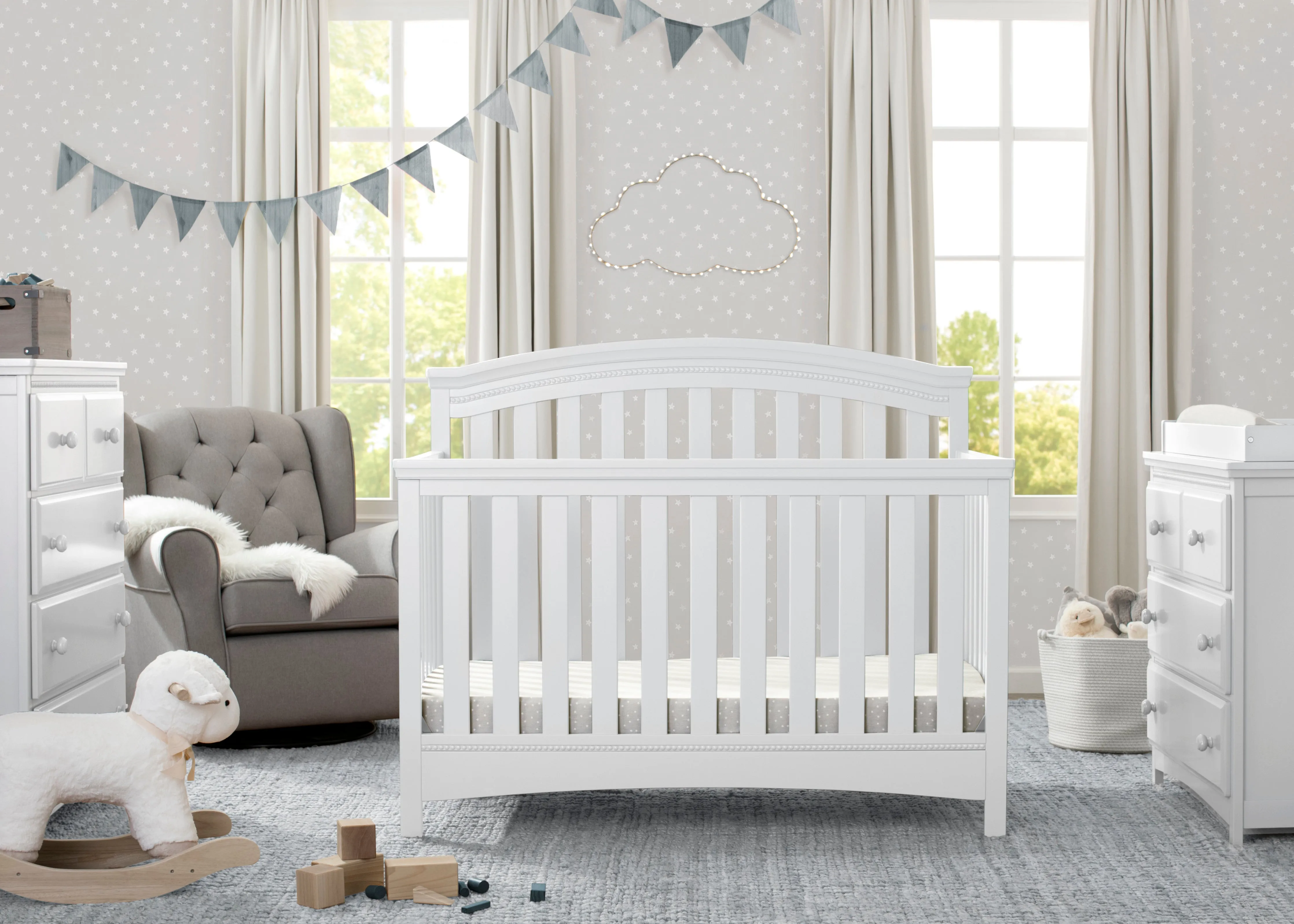 Emerson 4-in-1 Convertible Baby Crib